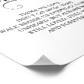 心に残る愛の記憶 追悼看板 ポスター (角)