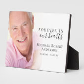 心に永遠に残る写真のお葬式追悼記念 フォトプラーク (側面)