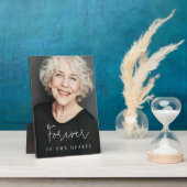 心に永遠に残る カジュアルなメモリアル写真 フォトプラーク (側面)