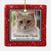 心に永遠に猫 セラミックオーナメント (裏面)