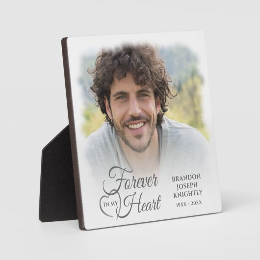 心に永遠に留めるメモリアルフォト フォトプラーク (正面)