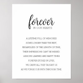 心に永遠に留める 追憶のウォールアート ポスター