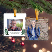 心に永遠に記念の木々 フォト セラミックオーナメント