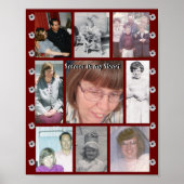 心に永遠に9枚の写真 赤いデイジー ポスター (正面)