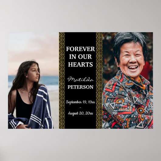 心に永遠に そして今 2枚の写真 ポスター (正面)