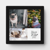 心に永遠に | ペットメモリアル写真コラージュ フォトプラーク (正面)