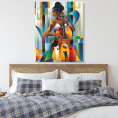 心に永遠に ペット キャンバス - ギャラリー品質 (インサイチュ (寝室))