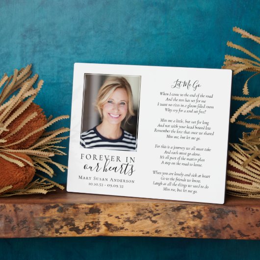 心に永遠に Photo 棺の祈り フォトプラーク (側面)