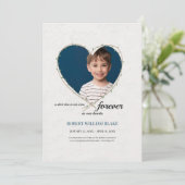 心に永遠に Photo 生命の祝い 招待状 (スタンド正面)