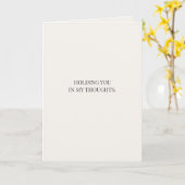 心に留めています - 思っています カード (黄色い花)