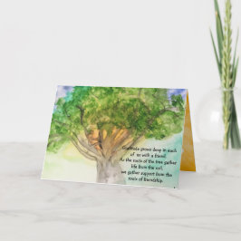 心に触れる、折りたためる感謝のカード サンキューカード