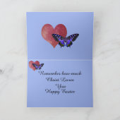 心に響く 思い出させて イースター カード (内部)