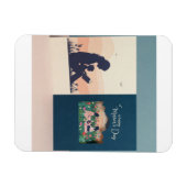 心のこもったつながり母と子 マグネット (横)