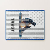 心のこもったつながり:ヒーロー&ドッグ ジグソーパズル (横)