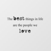 心のこもったつながり：大切なメッセージ ウィンドウサイン (シート)