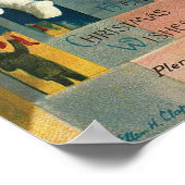 心のこもったクリスマスの願いキッズピーキングカード ポスター (角)