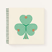 心のこもったクローバー ノートブック (正面)