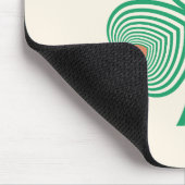 心のこもったクローバー マウスパッド (コーナー)