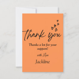 心のこもったサンキューカード サンキューカード