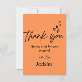 心のこもったサンキューカード サンキューカード