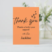 心のこもったサンキューカード サンキューカード (スタンド正面)