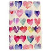 心のこもったバレンタイン ミディアムペーパーバッグ (正面)