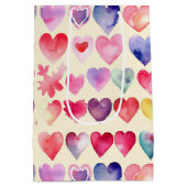 心のこもったバレンタイン ミディアムペーパーバッグ (裏面)