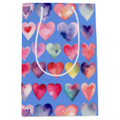 心のこもったバレンタイン ミディアムペーパーバッグ (正面)