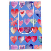 心のこもったバレンタイン ミディアムペーパーバッグ (裏面)