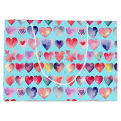 心のこもったバレンタイン ラージペーパーバッグ (裏面)