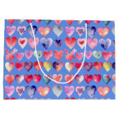 心のこもったバレンタイン ラージペーパーバッグ (裏面)