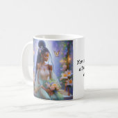 心のこもったビール:愛と心地よいのカップ コーヒーマグカップ (正面左)