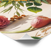 心のこもったフローラ光沢のあるポスター ポスター (コーナー)