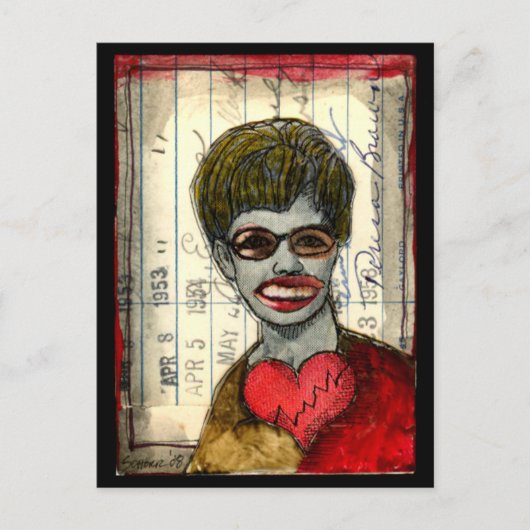 心のこもったポストカード ポストカード (正面)