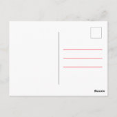 心のこもったポストカード ポストカード (裏面)