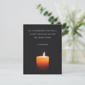 心のこもったメッセージを書いた共感カード (スタンド正面)