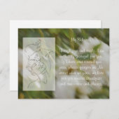 心のこもったラブカード&メモ サンキューカード (正面/裏面)