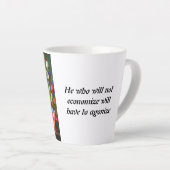 心のこもった一口:愛するカップ カフェラテマグ (右アングル)