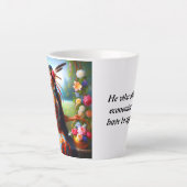 心のこもった一口:愛するカップ カフェラテマグ (正面)