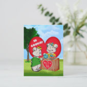 心のこもった友人バレンタインデーのカード シーズンカード (スタンド正面)