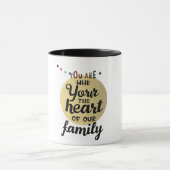 心のこもった家族のマグカップ マグカップ (中央)