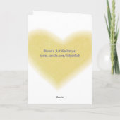 心のこもった復活祭の挨拶 – カード (裏面)