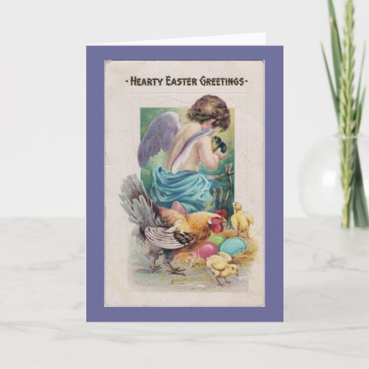 心のこもった復活祭の挨拶 – カード (正面)