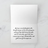 心のこもった患者勇気付けられるがんカード カード (内部)