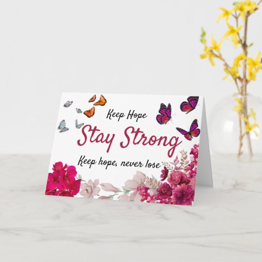 心のこもった患者勇気付けられるがんカード カード (黄色い花)