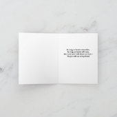 心のこもった愛で人生の木悔やみや弔慰 カード (内部)