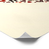 心のこもった愛のワードクラウド – ロマンチック ポスター (角)