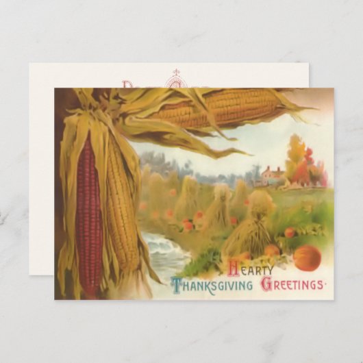 心のこもった感謝挨拶はがき シーズンポストカード (正面/裏面)