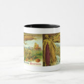 心のこもった感謝祭;インディアントウモロコシと干し草 マグカップ (中央)