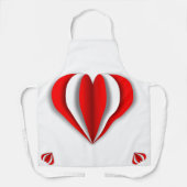 心のこもった折り紙 エプロン (正面)